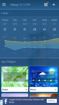 Weather android App screenshot 0