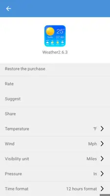 Weather android App screenshot 4